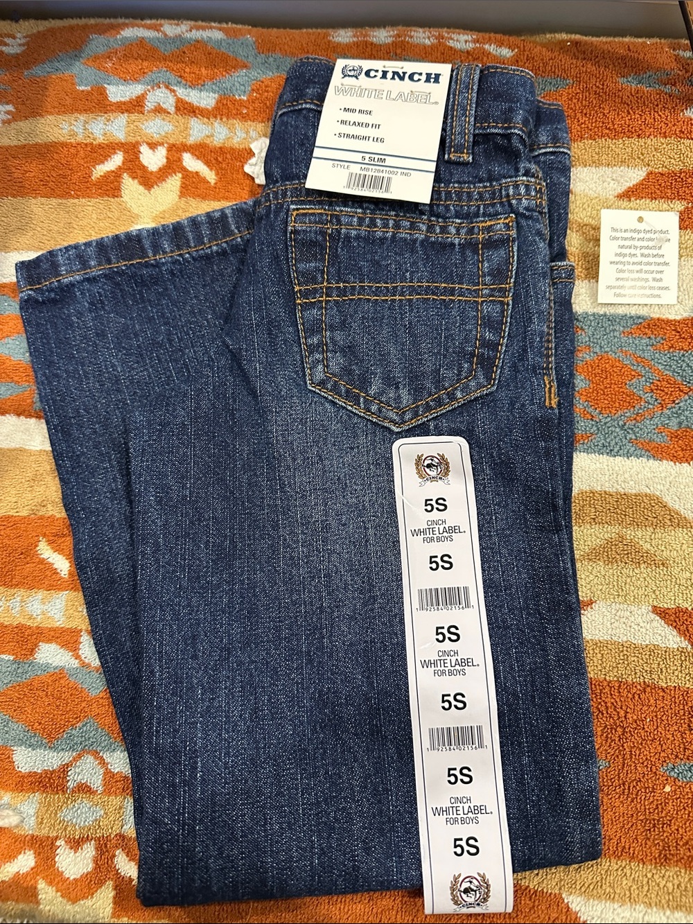 Cinch kids Dark Blue Denim Slim Straight Jeans